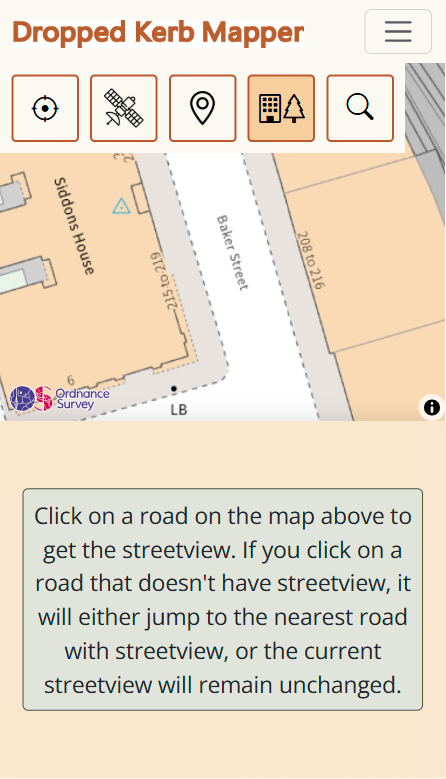 Activate streetview